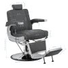 Fotel barberski Hair System BM88066 szary
